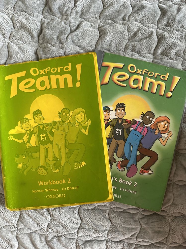 Oxford team 1,2 workbook, student’s book