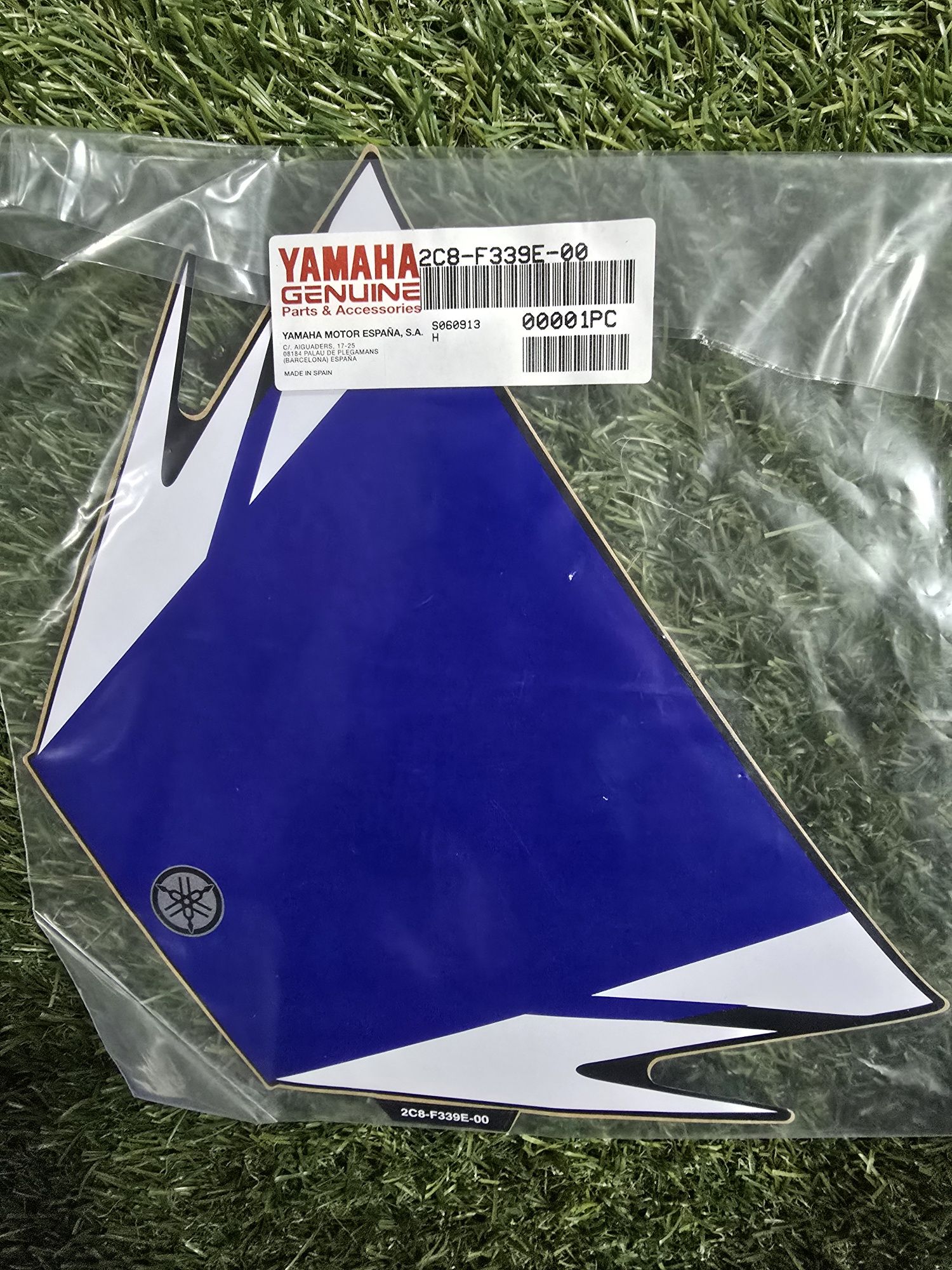 YAMAHA DT125X autocolante carenagem farol