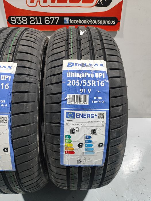 2 pneus novos 205-55R16 Delmax - Ofertta dos portes-  110 Euros