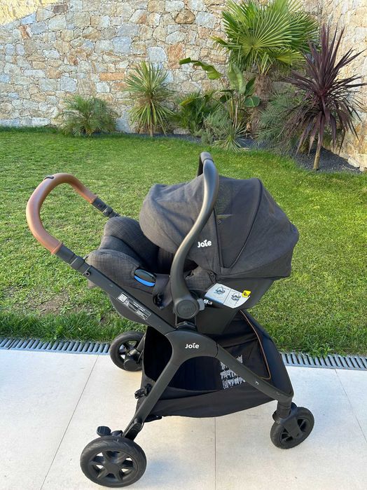 Conjunto babycoque, com base Isofix e cadeira de passeio Joie I-Gemm2