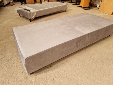 Łóżko kontynentalne pojedyncze tapicerowane 90x200cm+materac nowe HURT