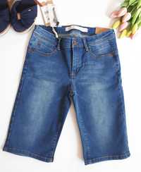 Spodenki bermudy damskie jeansowe push up S