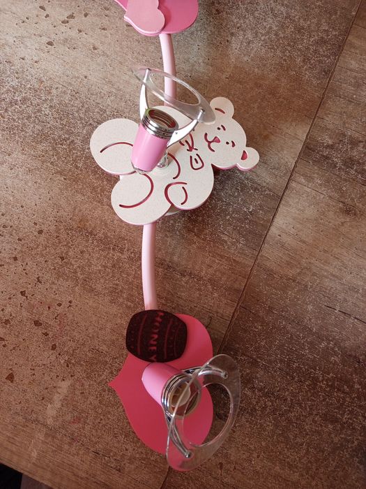 Lampa sufitowa z misiem