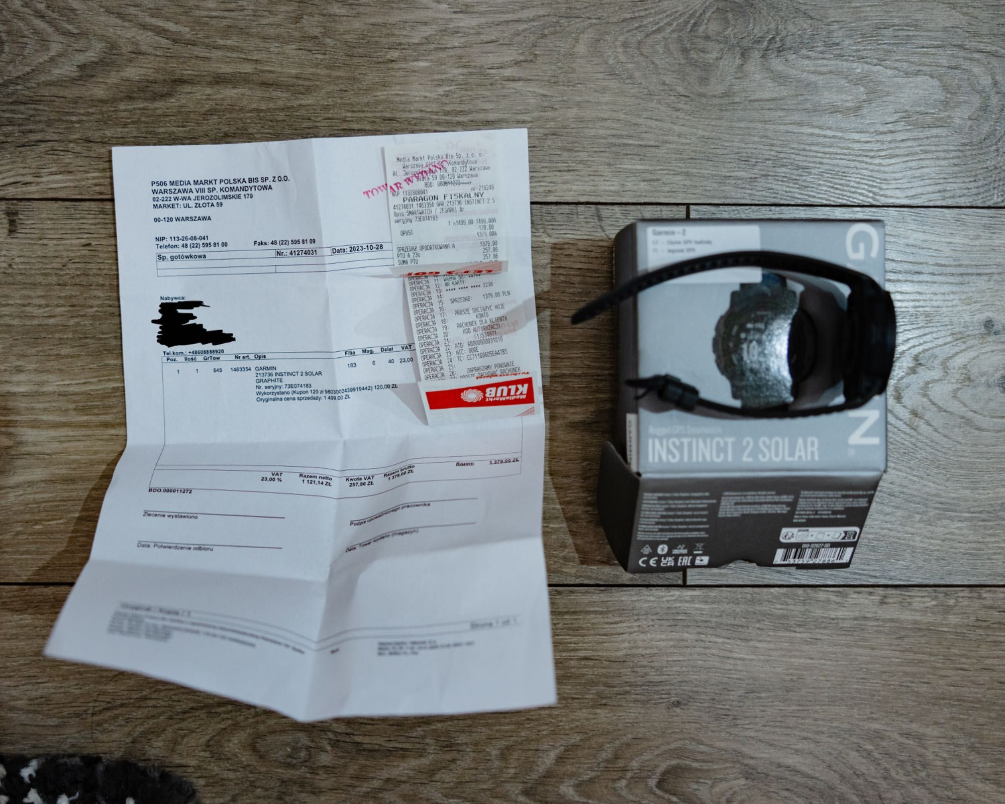 Zegarek Garmin Instinct Solar 2 gwarancja