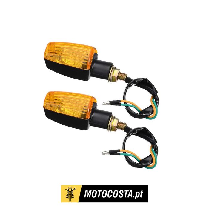 Piscas 12V - Par universal âmbar