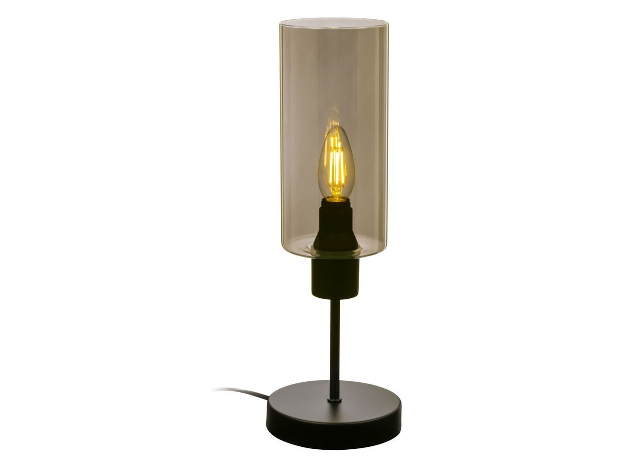 SELADO Candeeiro Mesa LED com Vidro Fumado Livarno Home do lidl