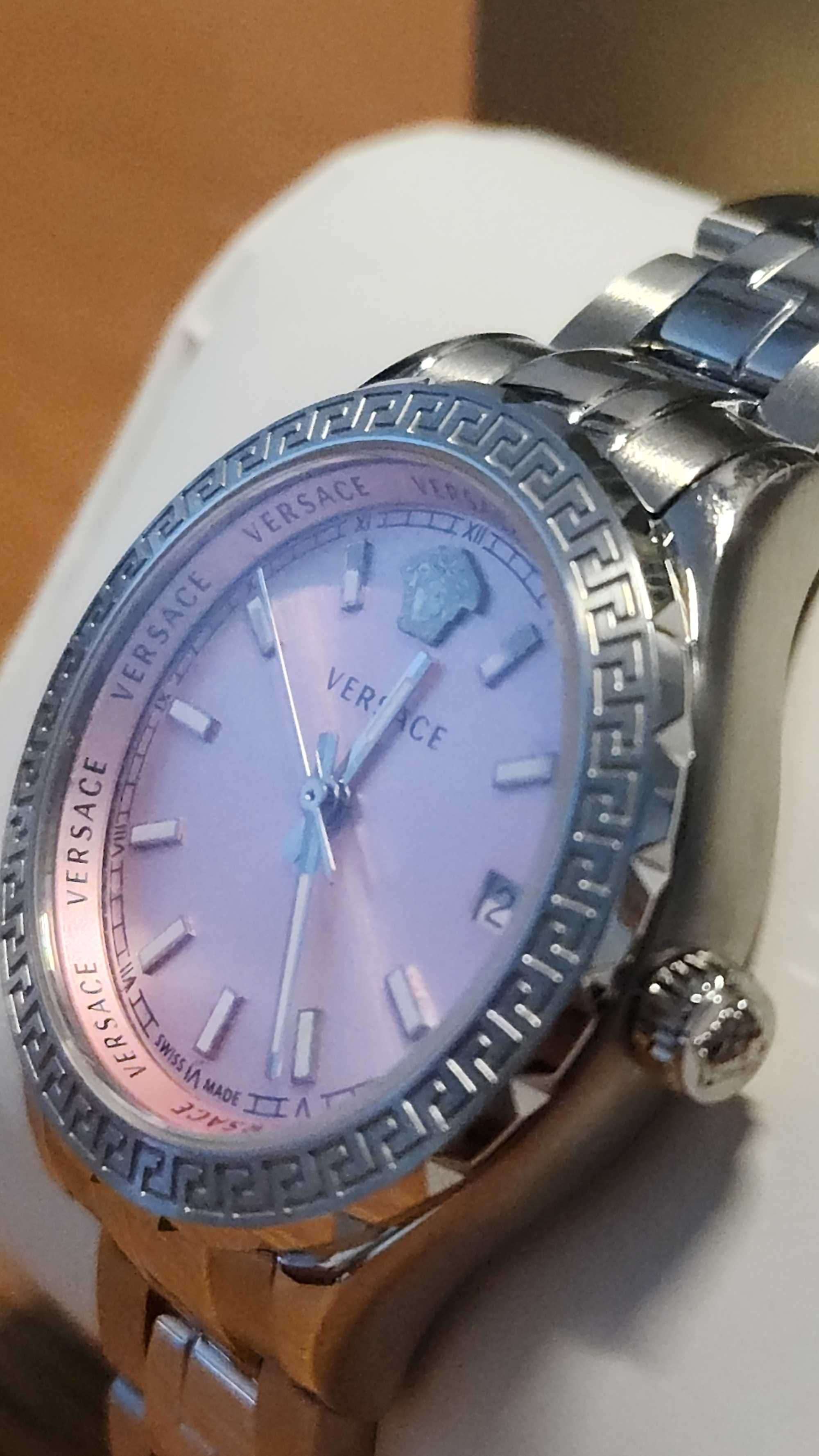 Relogio Versace Hellenyium Rosa