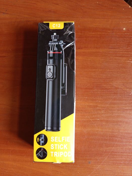 Selfie Stick Tripod C12 – Kijek/Statyw 3w1 z Pilotem Bluetooth