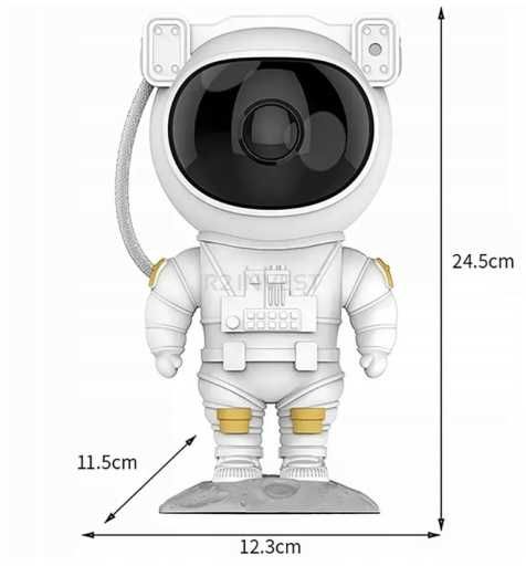 Projektor Gwiazd Astronauta SM4 – Galaktyczna Lampka Nocna LED