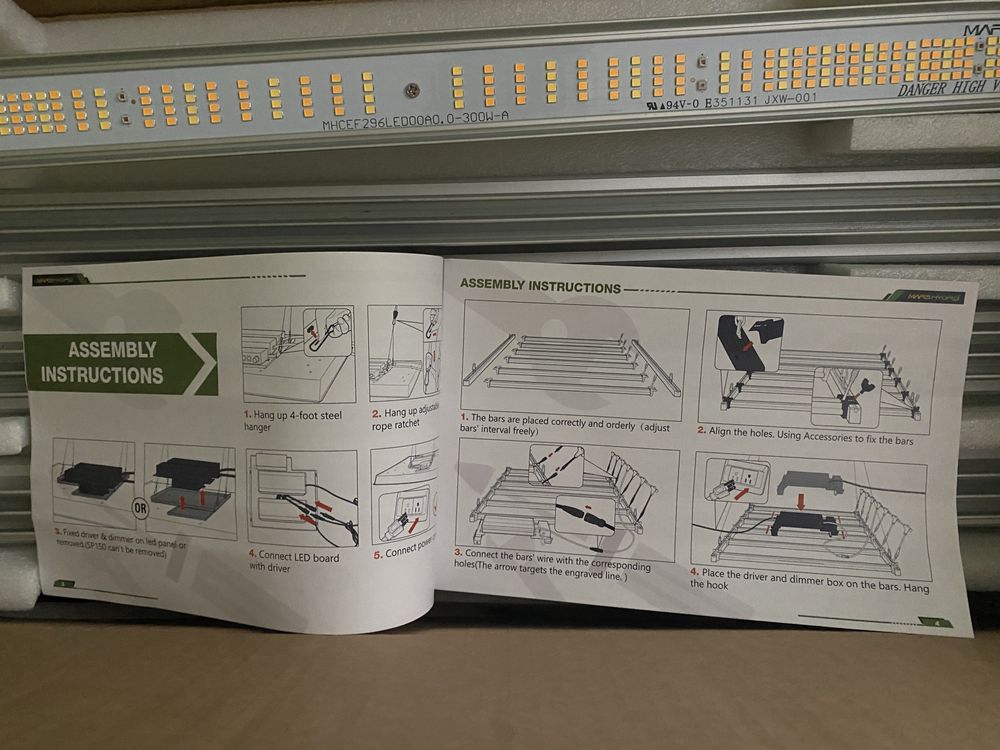 Lampy led do upraw roslin x 2 zestawy takie same . Nowe nie uzywane