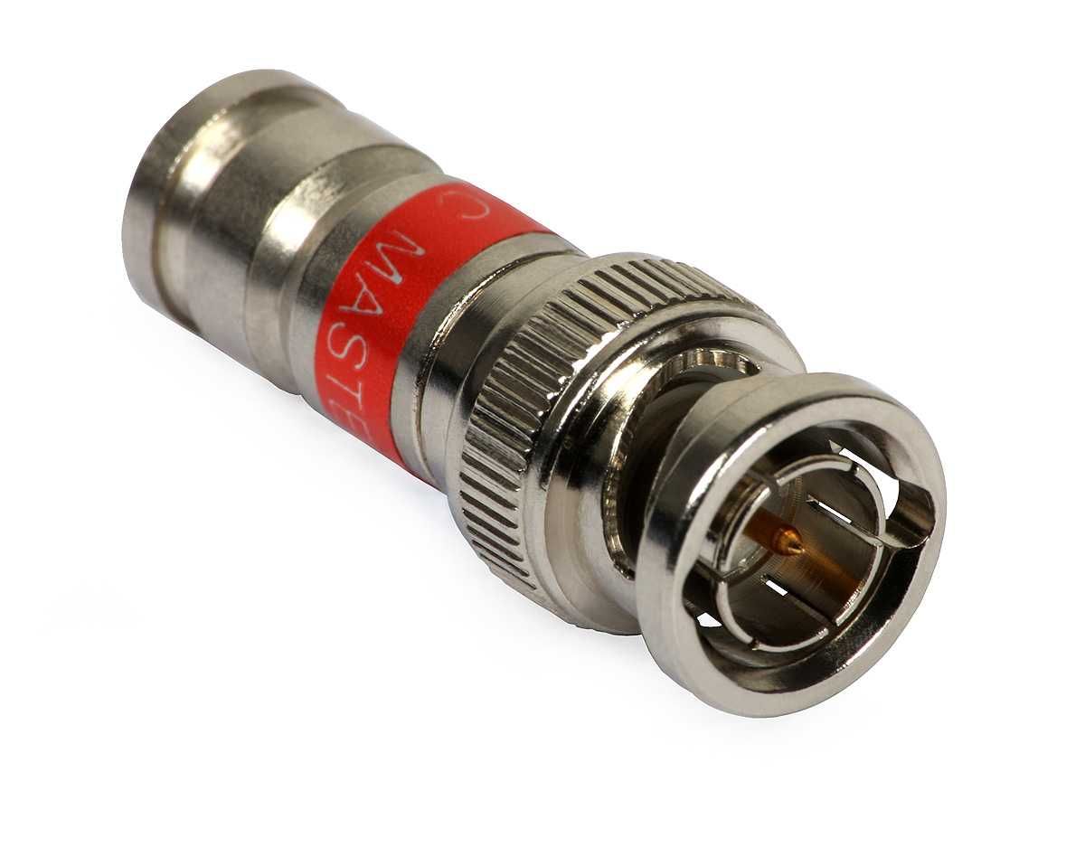 Złącze kompresyjne BNC 59 MASTER na przewód RG-59 (CAMSET) Kod.: E8275