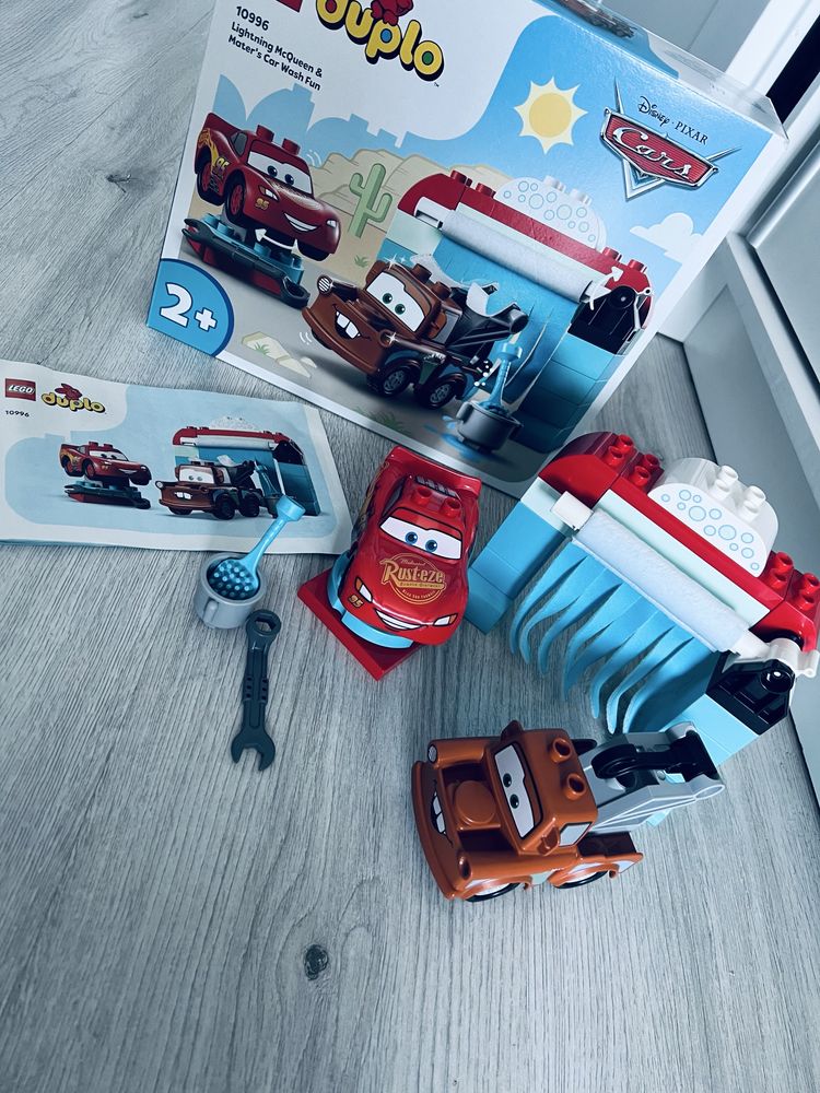Lego Duplo Zygzak McQueen i Złomek myjnia 10996