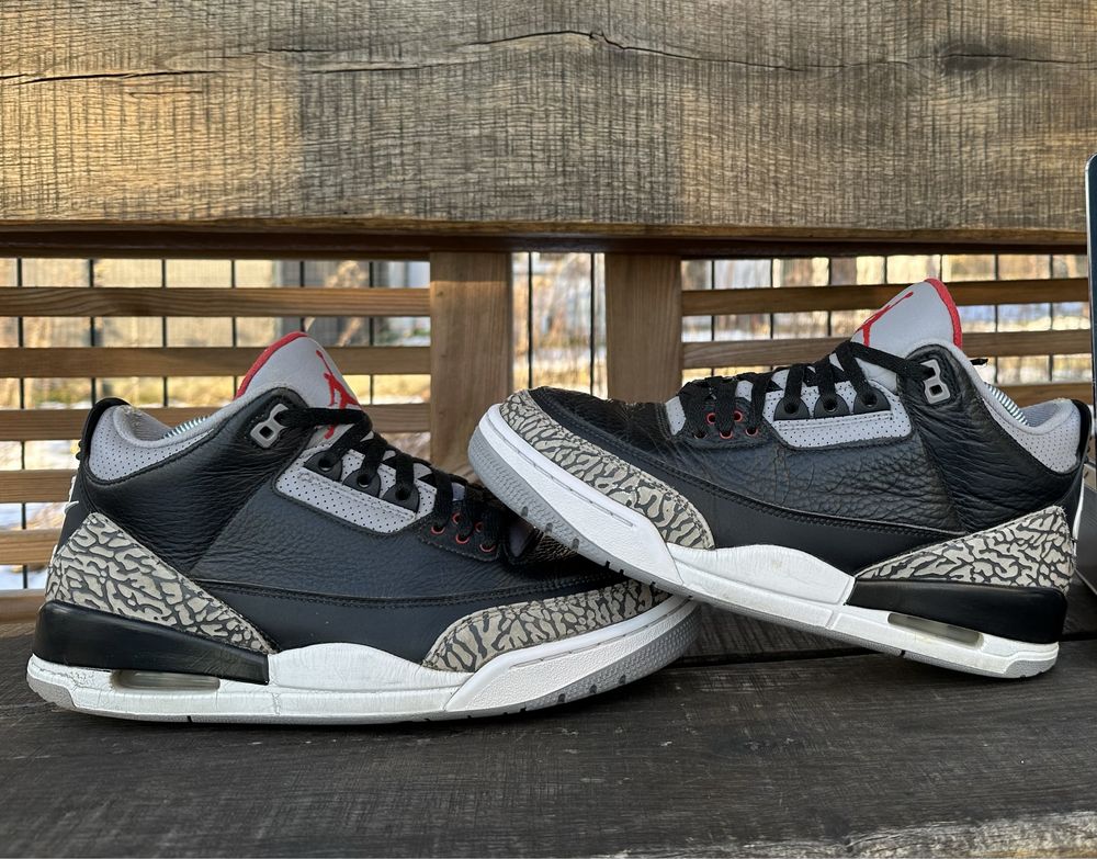 Nike Air Jordan 3 Black Cement 42.5 42,5