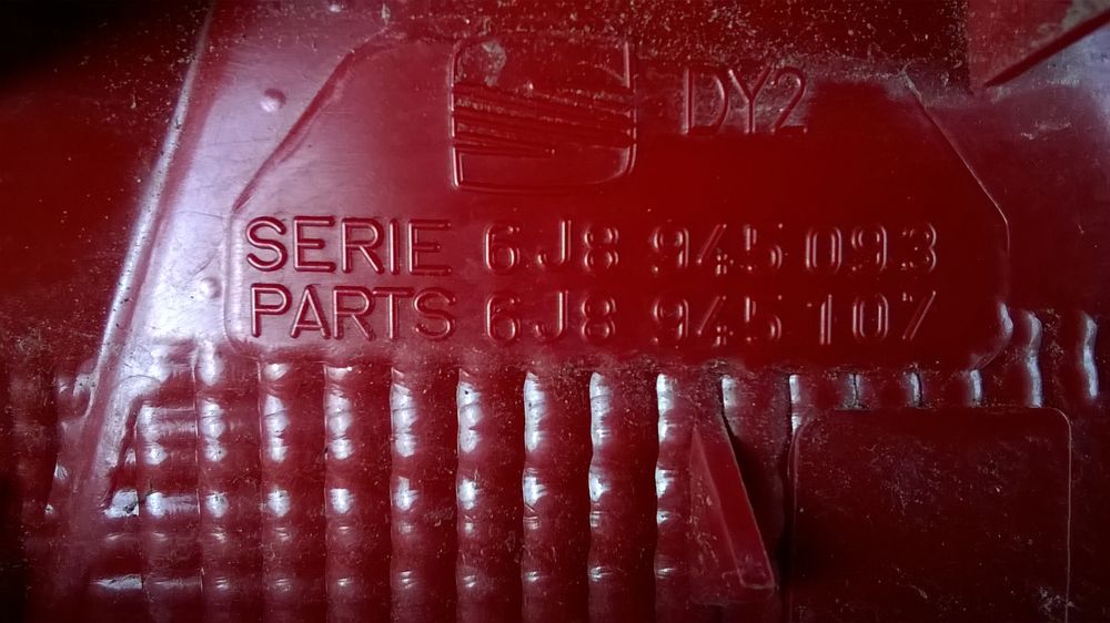 Farolim Mala Trás Esq  - 6J8945093- SEAT IBIZA IV ST, IBIZA Mk IV ST