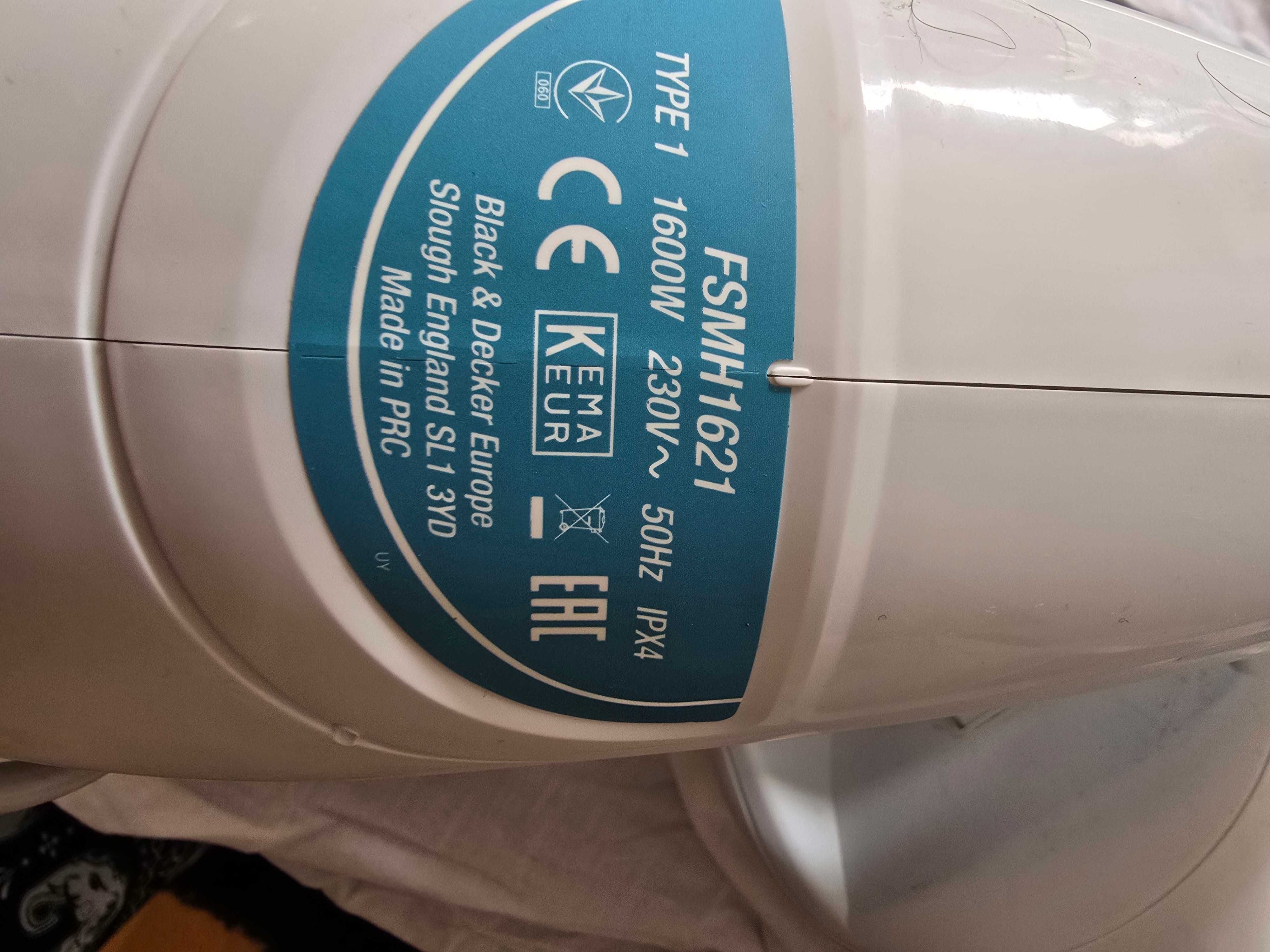 esfregona a vapor 2 em 1 Black & Decker