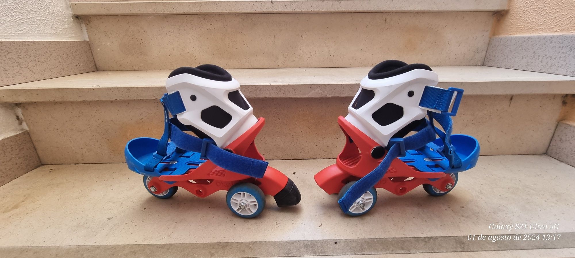 Patins criança usados.