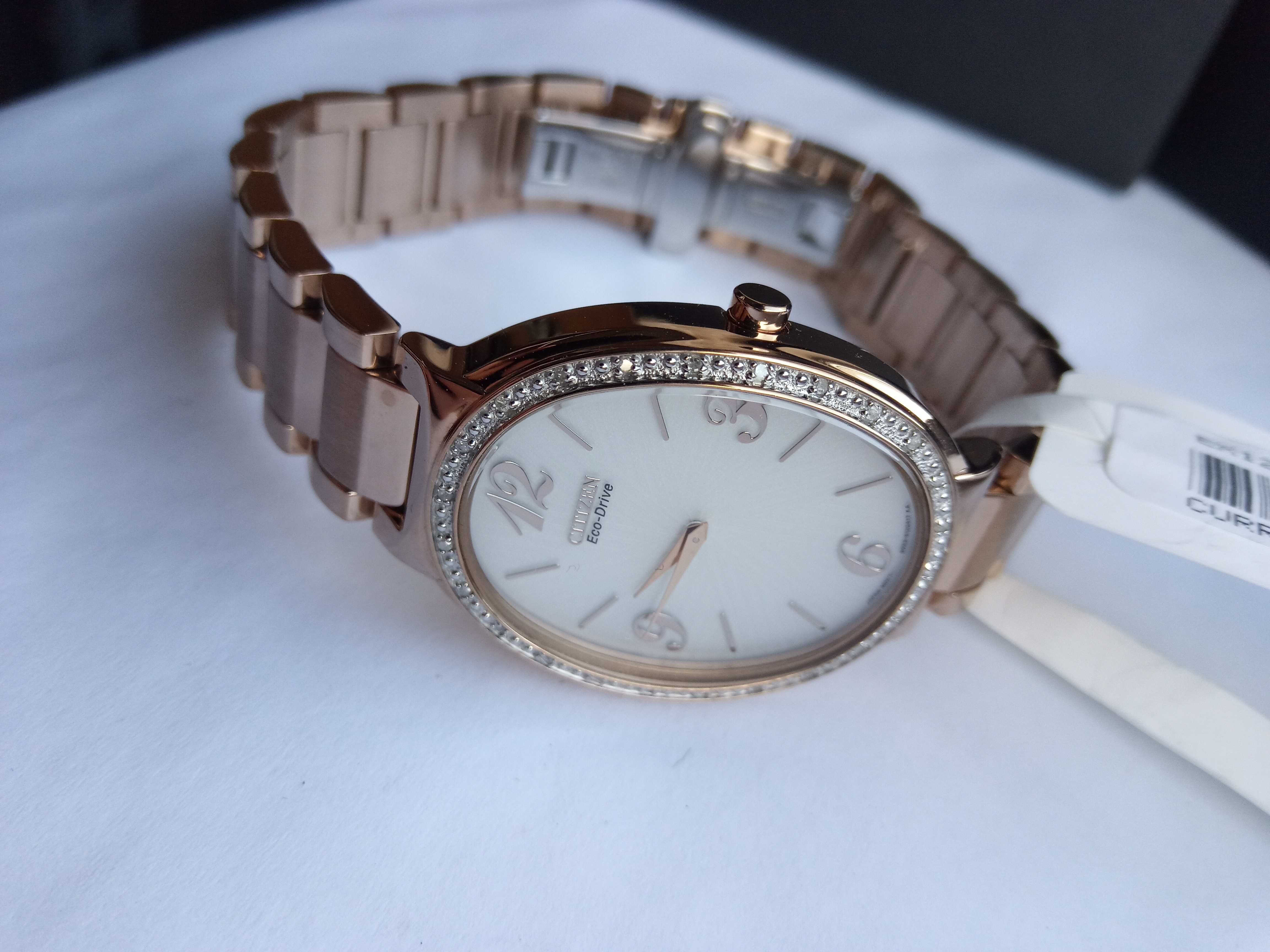 Женские часы с 26 бриллиантами Citizen Allura Diamond  EX1223-51A