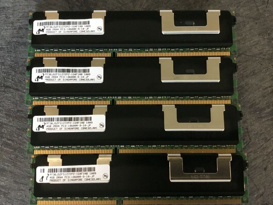 Серверная 4GB / 8GB PC3-10600R ECC REG DDR3 1333 MHz RDIMM