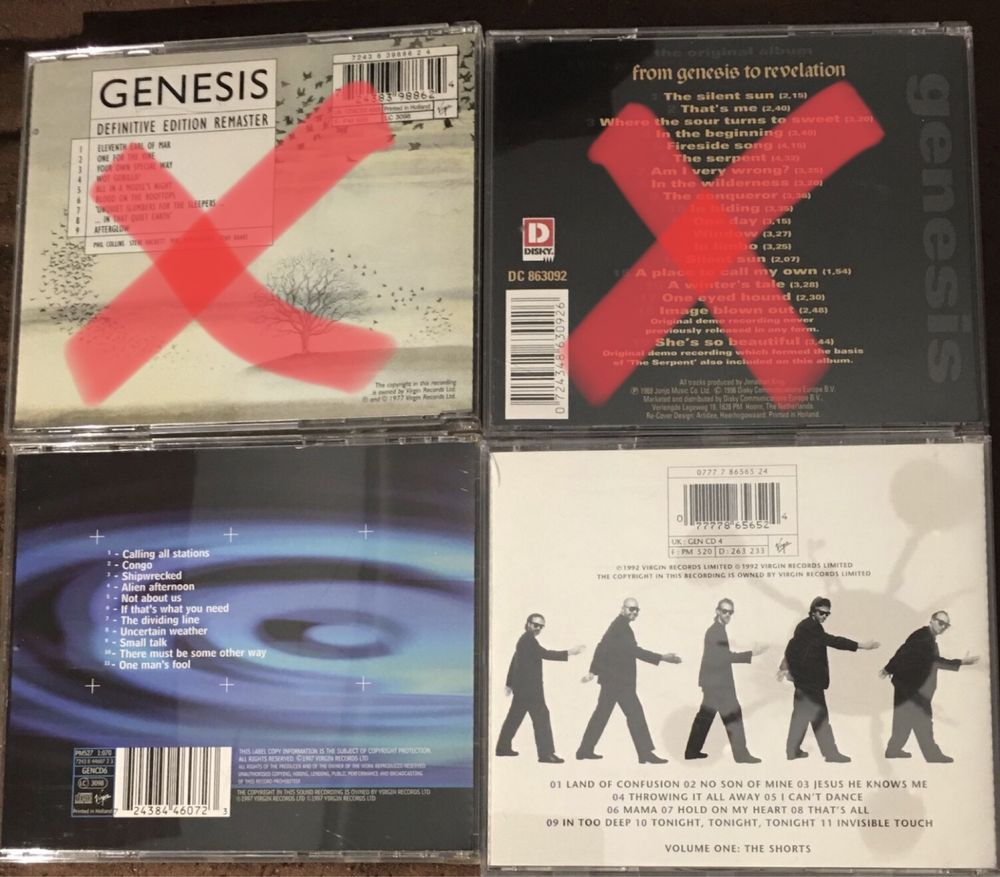 Genesis varios CDs