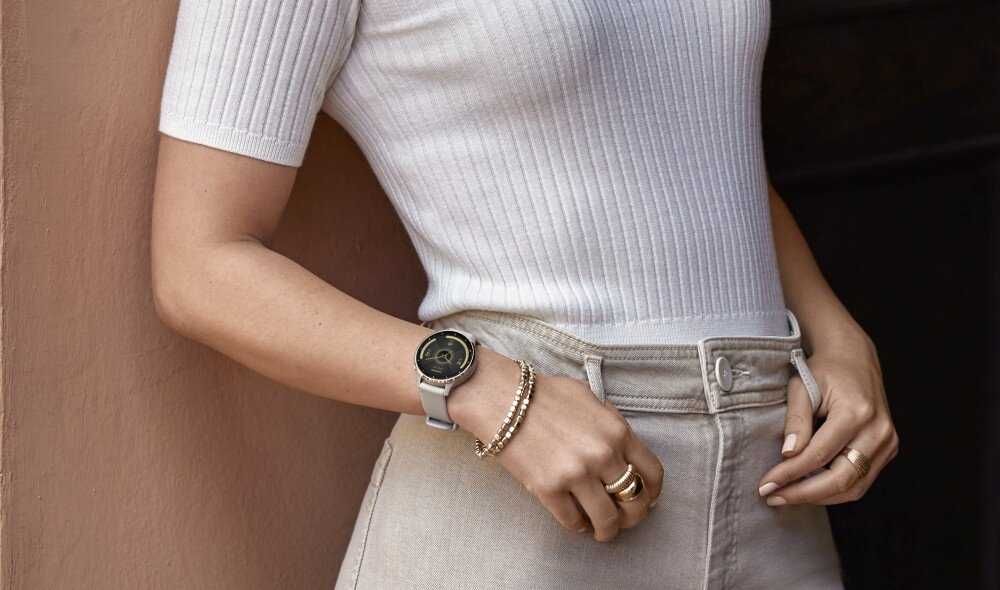 Smartwatch GARMIN Venu 3S Kość słoniowa (Gold/Ivory)