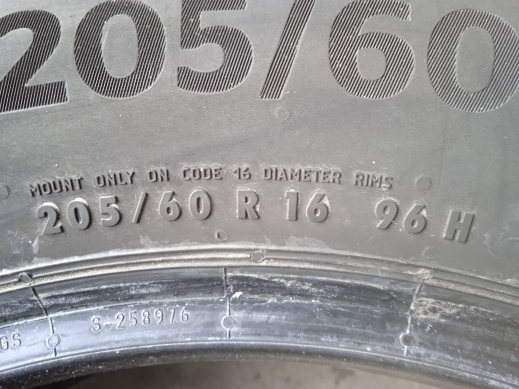 Opony letnie Continental 205/60R16