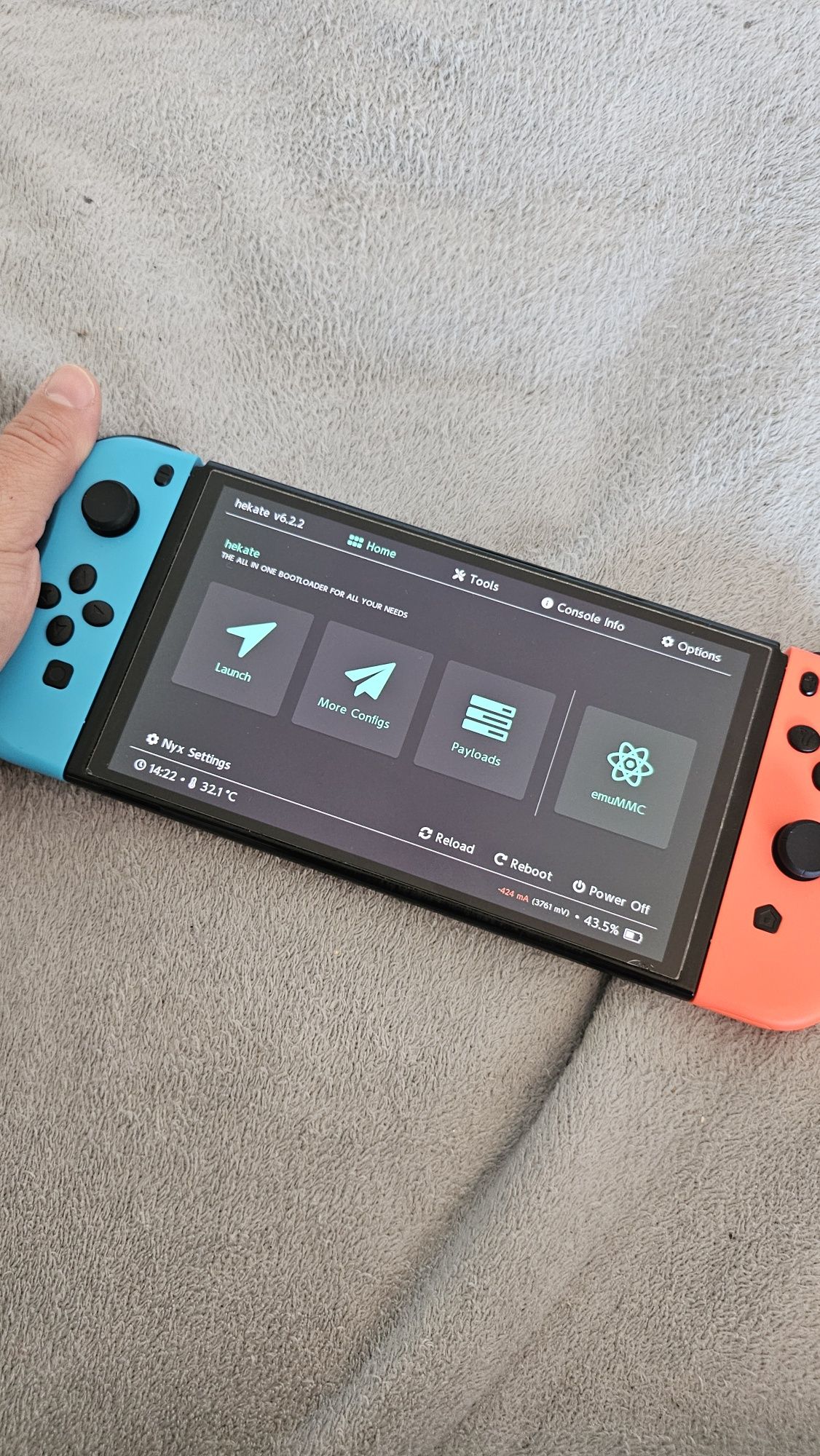 Switch oled desbloqueado completo jogos acessorios