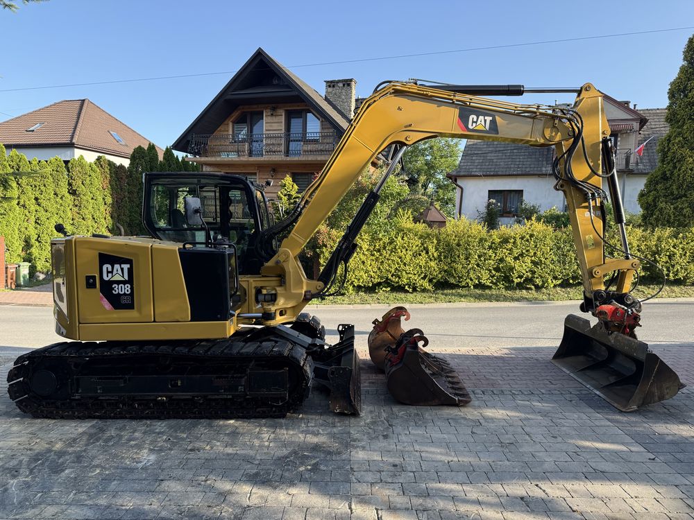 Minikoparka Caterpillar CAT 308 CR 07A z Niemiec 8ton 2700mth