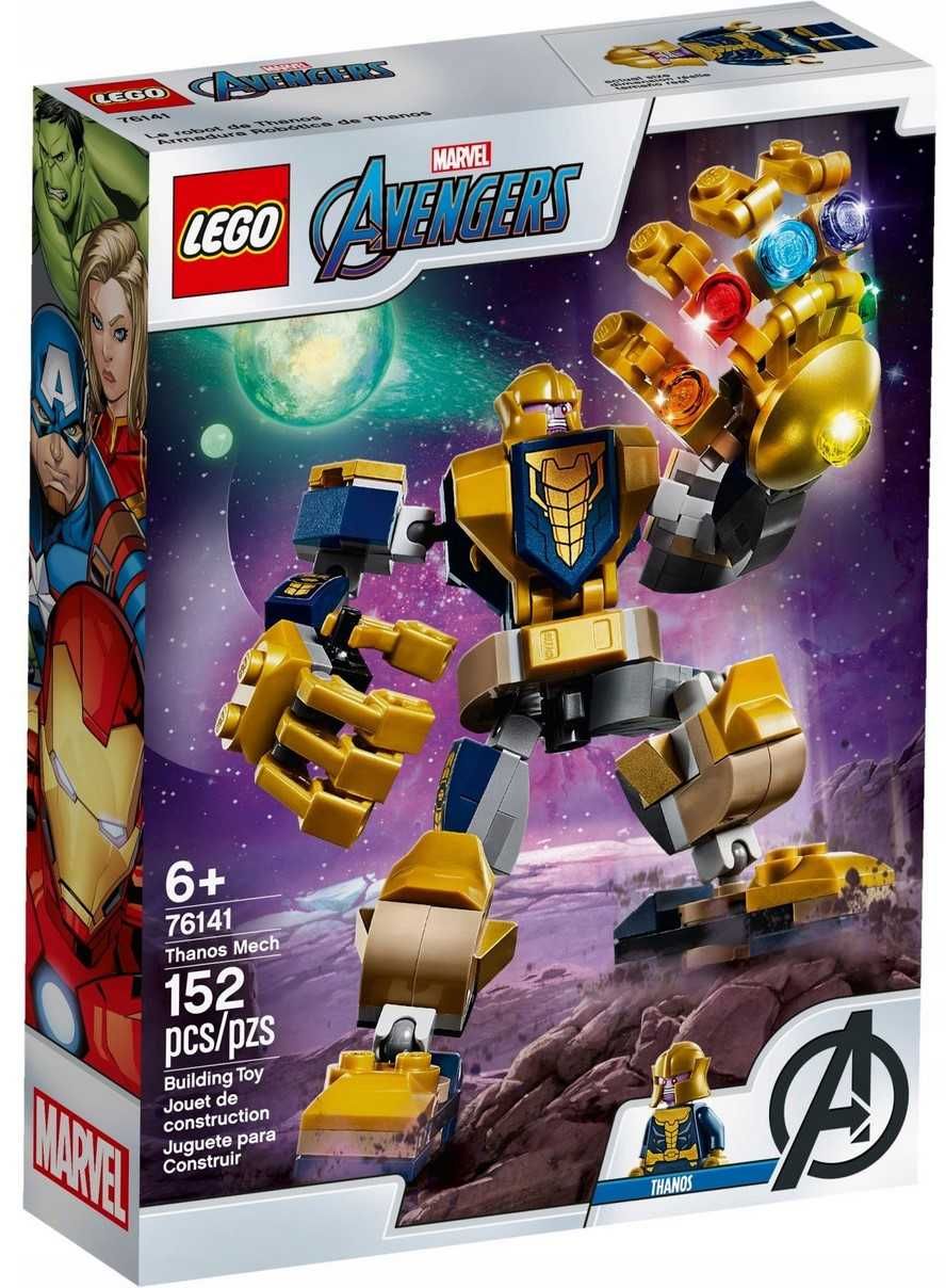 Nowe klocki LEGO Super Heroes 76141 Mech Thanosa
