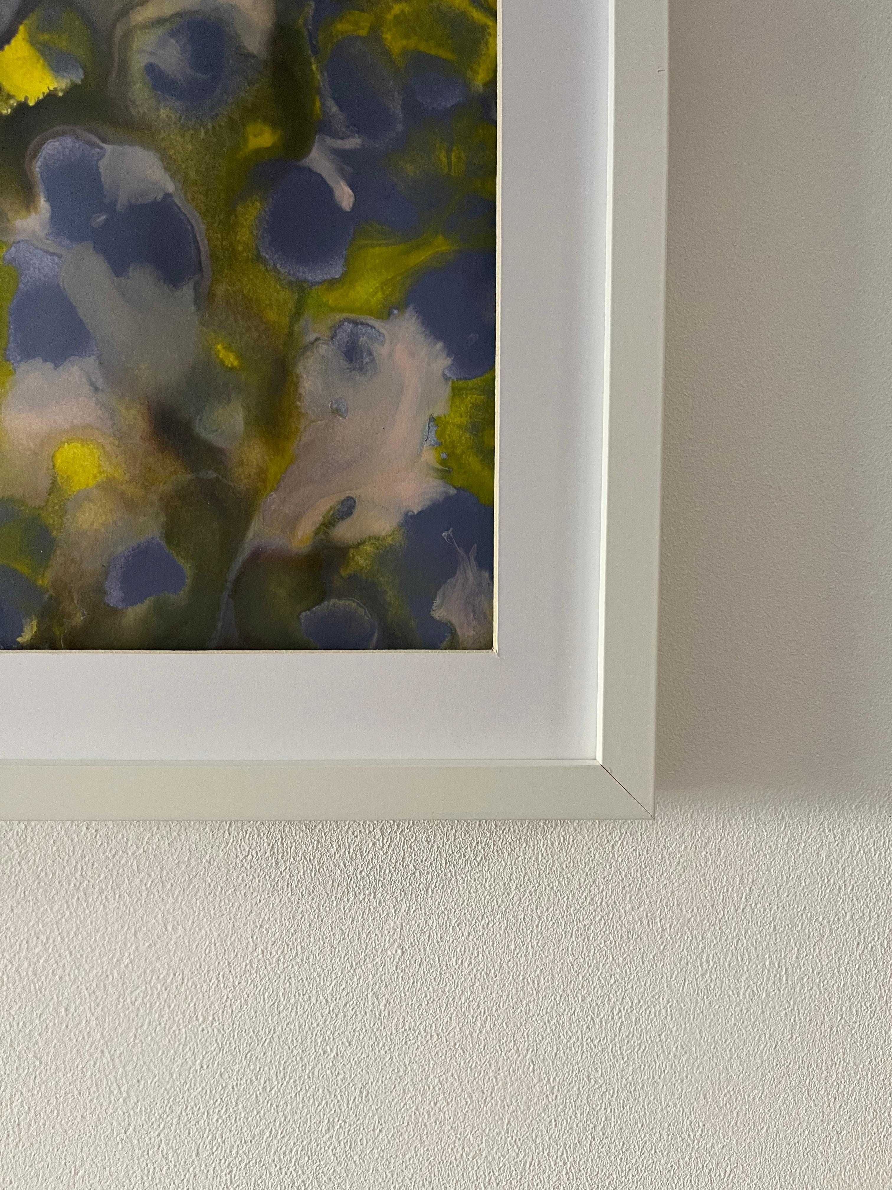 Pintura abstrata em acrílico
