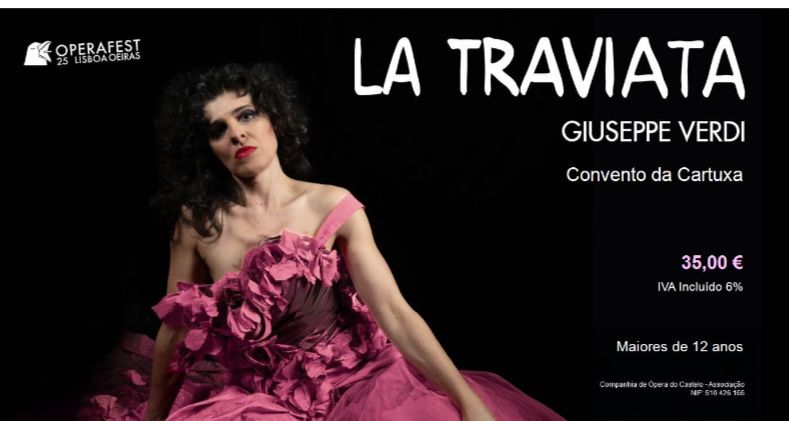 Bilhetes La Traviata -2 pessoas