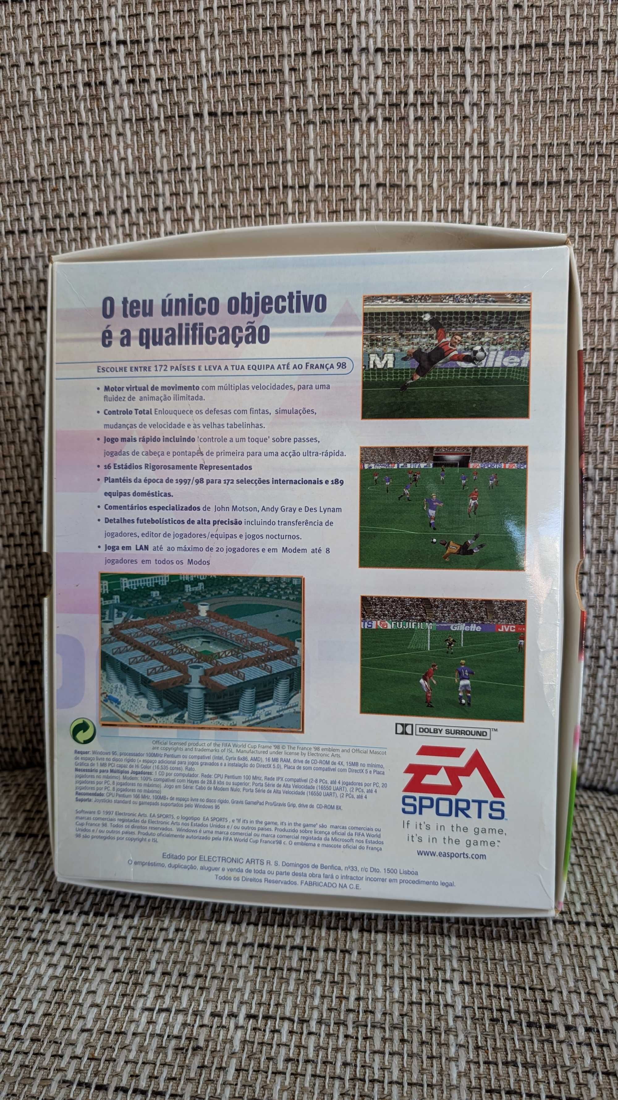 FIFA Road to World Cup 98 PC Big Box (PT)