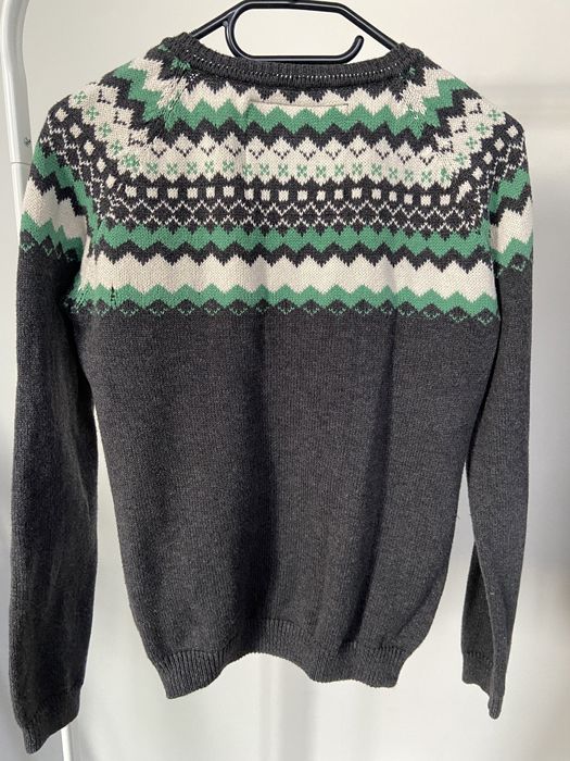 Sweter zapinany superdry norweskie wzory