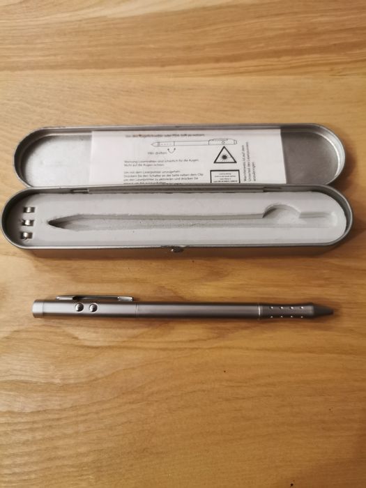 Kolekcjonerski długopis ze wskaźnikiem + moneta Złoty Stok