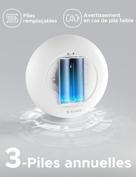 x-sense mini czujnik nieszczelności zalania z alarmem audio vv