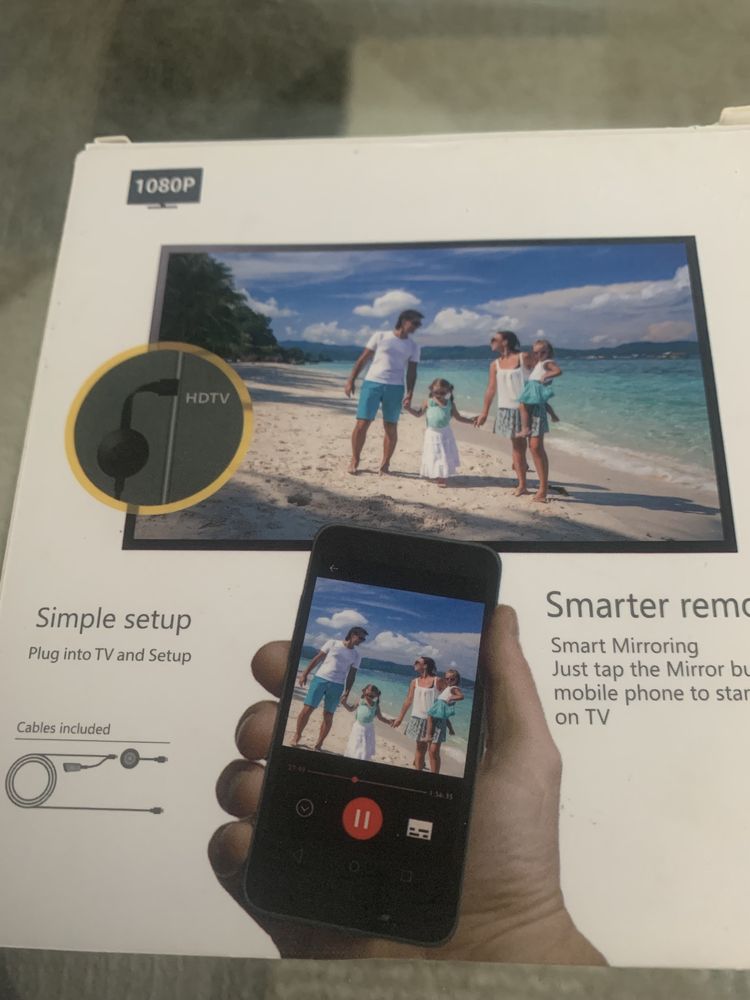 Bezprzewodowy adapter 2in1 WiFi HDMI Airplay