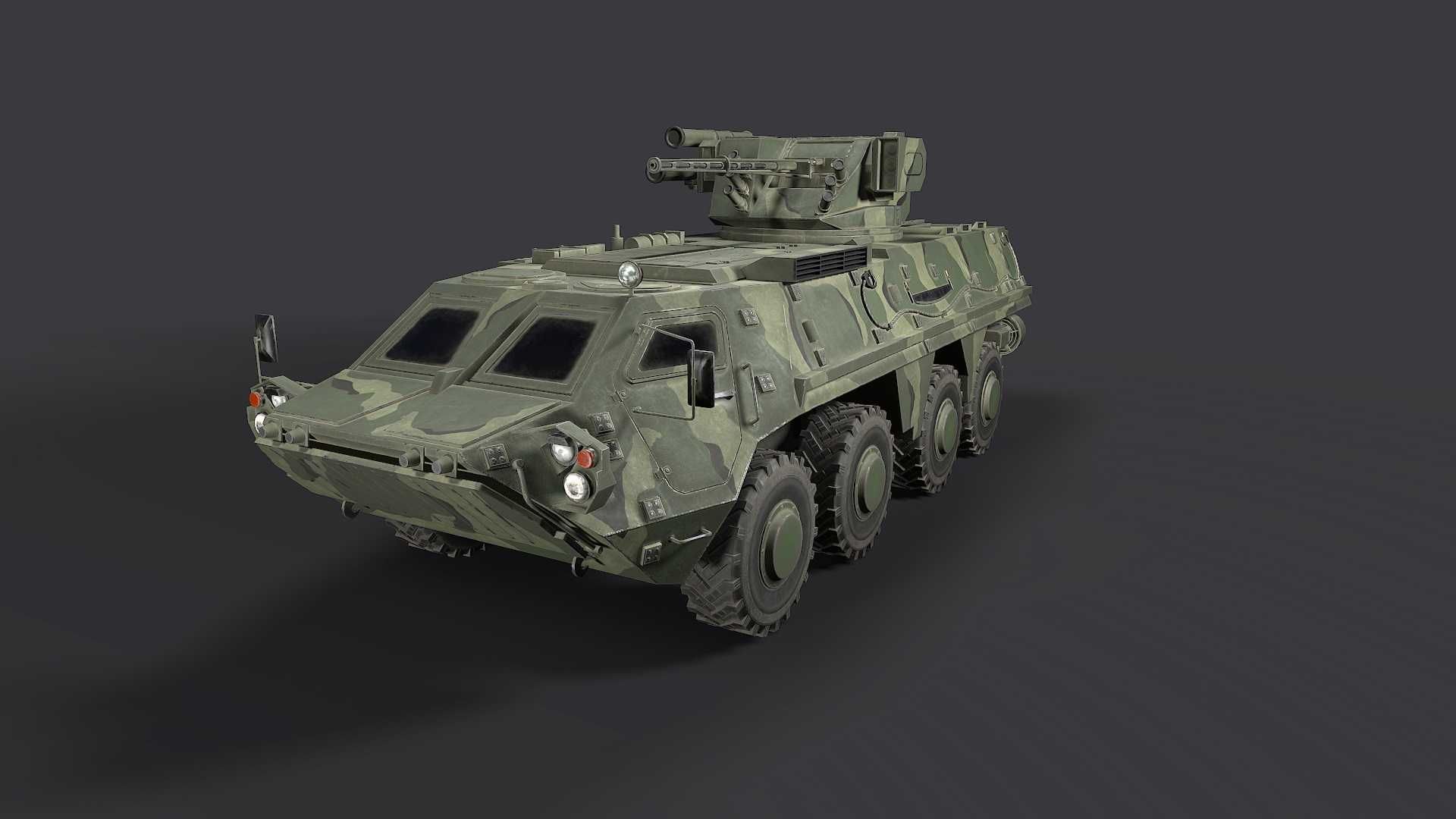 Збірна модель БТР-4 "Буцефал" 1/72 Українська бронетехніка