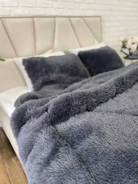 ТОП! Ковдра травка одеяло мишка, покривало пушисте Євро 210/230 см