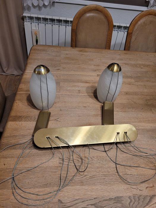 Lampa wisząca  złota