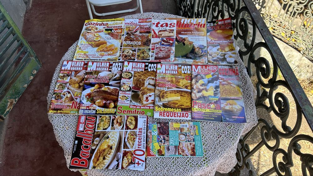 Lote 38 revistas de culinaria - segredos da cozinha & mulher moderna