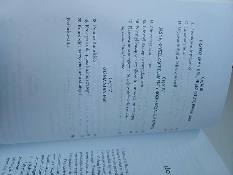 Sedno strategii jak lider może stać się strategiem- Richard P. Rumelt