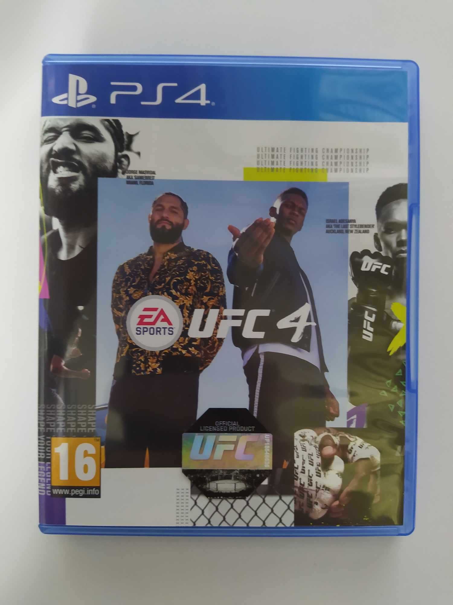 UFC 4 PS4 Polskie napisy są w grze / okładka zagraniczna