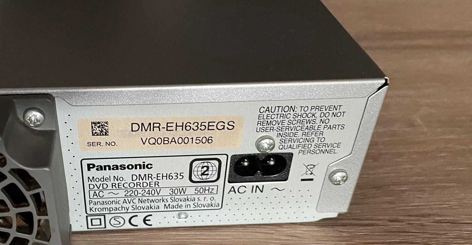Panasonic DMR-EH635EGS nagrywarka DVD 250 GB