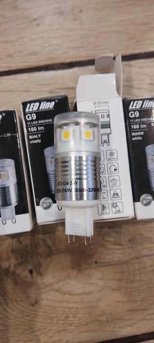 Żarówki Ledline G9 160lm 11 LED