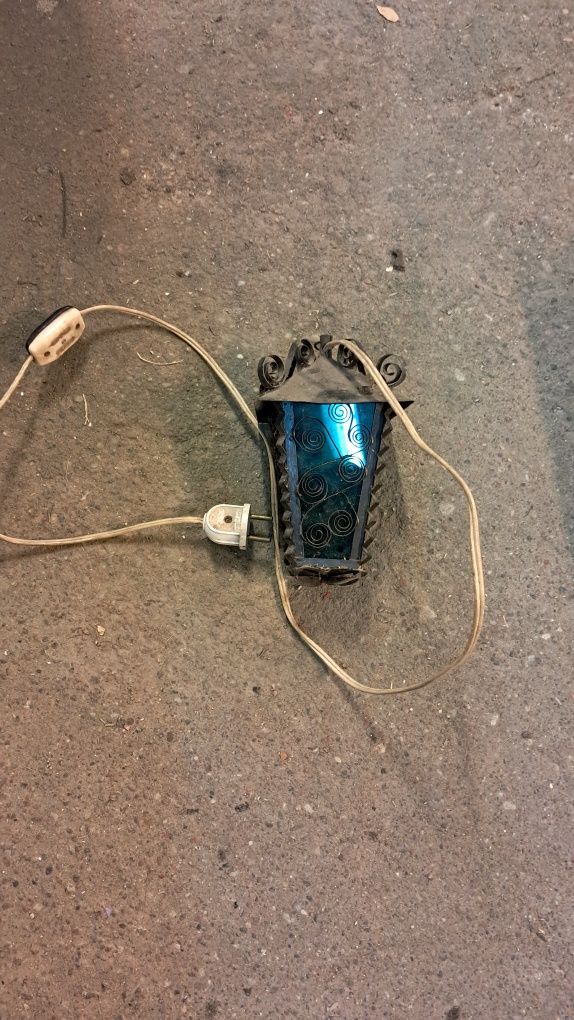 Lampa wisząca rècznie robiona PRL
