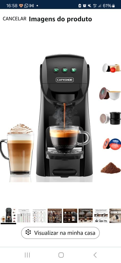 Máquina de café multicapsulas Capxsnobe