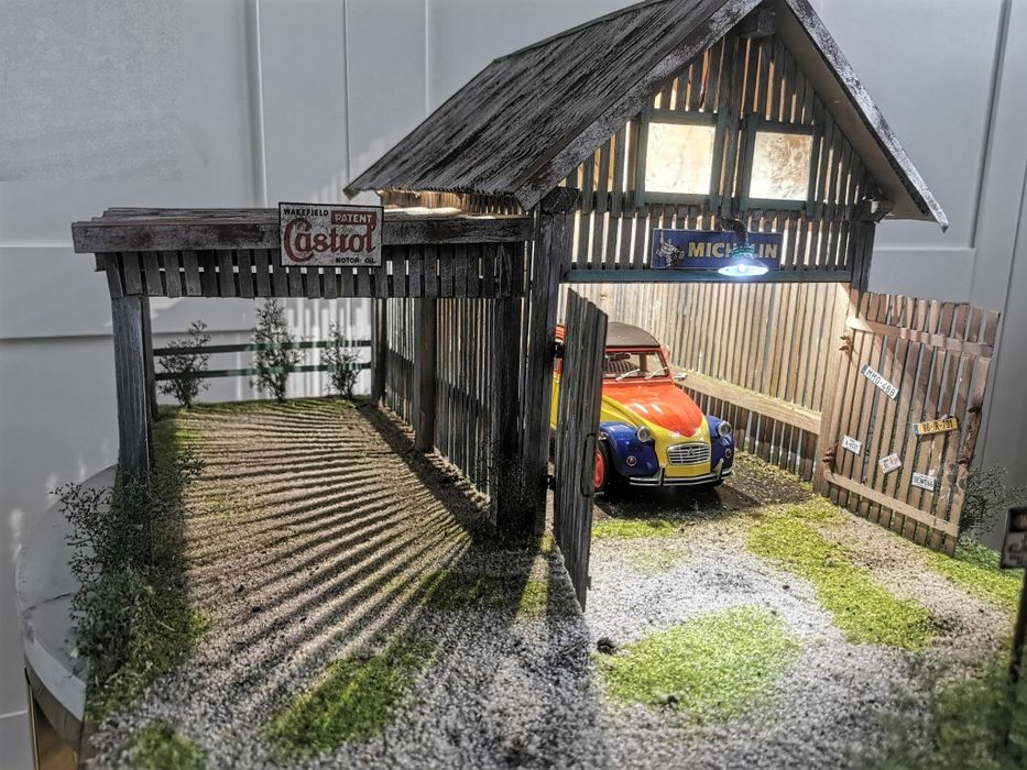 Makieta Diorama 1:18 modele samochodów autoart kyosho norev solido gt