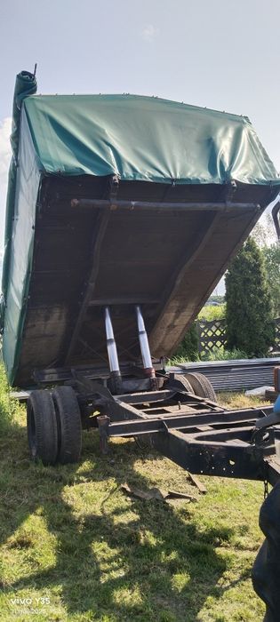 Przyczepa wywrotka rolnicza jednoosiowa [Nowa Zabudowa]