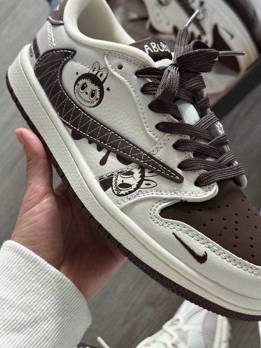 Кросівки Nike Air Jordan 1 x Travis Scott Low LABUBU premium
