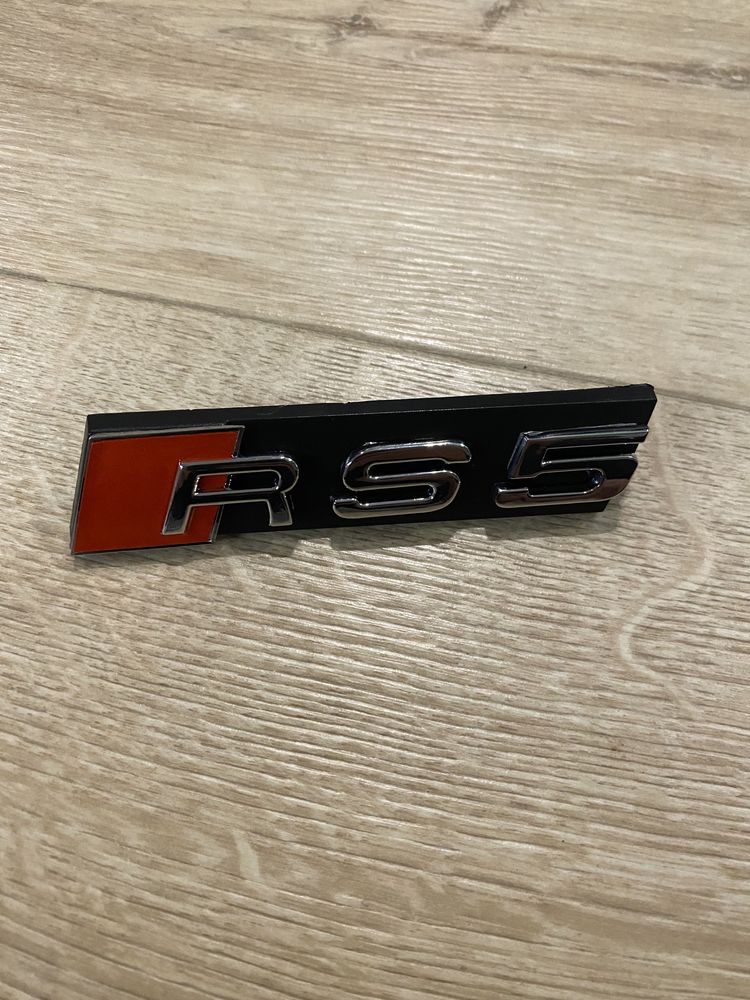 Значок rs5 A5 s5 логотип лого эмблема в решетку audi ауди