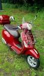 VESPA 50 primavera szyba,bagażnik chrom i oryginalny kufer